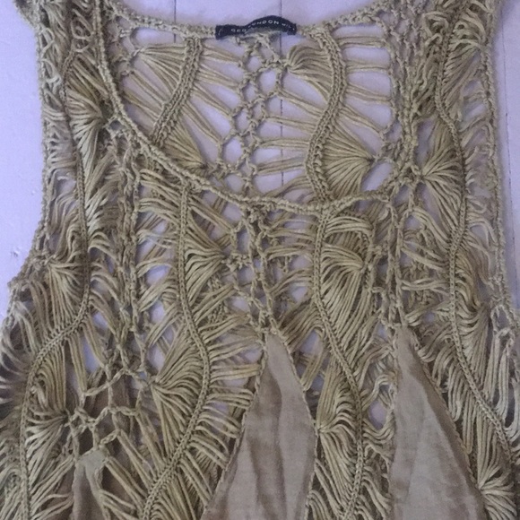 Light brown crocheted top - Picture 2 of 3